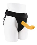 Gender X Gender X Sweet Embrace Dual Motor Strap On Vibe w/Harness - Yellow - Image 3