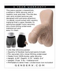 Gender X Gender X 4" Silicone Packer - Ivory - Image 2