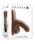 Gender X Gender X 4" Silicone Packer - Dark