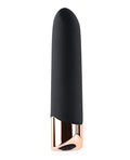 Gender X Gender X The Gold Standard Rechargeable Silicone Bullet - Black/Rose Gold - Image 4