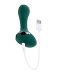 Gender X Gender X Goes Anywhere Vibrating Silicone Plug - Teal - Image 5
