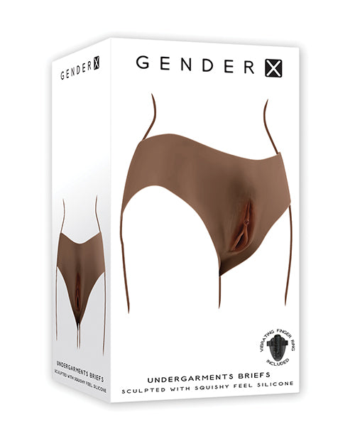 Gender X Gender X Vagina Briefs Undergarments - Dark