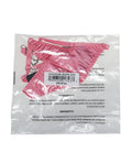House of Desire Krystal Rhinestone Net Back G-String - Pink S/M - Image 5