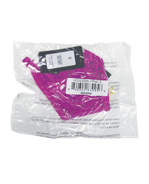 House of Desire Reanna Lace & DESIRE Charm G-String - Pink 3X/4X