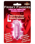 Frisky Fingers Frisky Finger Light Up Vibrating Finger Bullet - Magenta