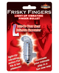 Frisky Fingers Frisky Finger Light Up Vibrating Finger Bullet - Clear