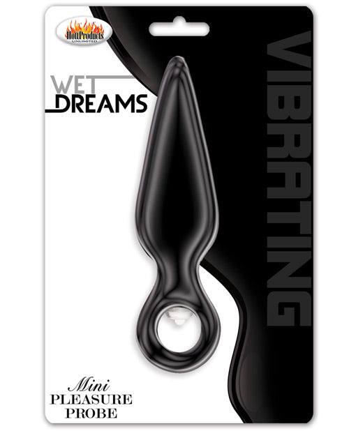 Wet Dreams Wet Dreams Vibrating Mini Pleasure Probe - Black