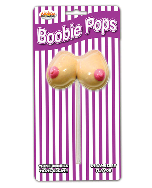 Hott Products Boobies Pops - Strawberry