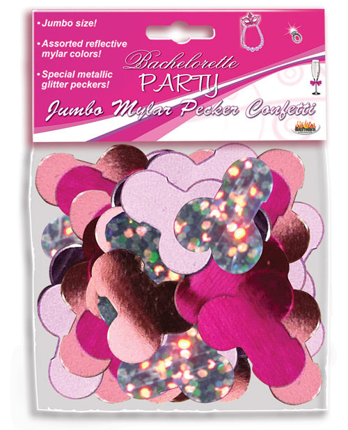 Party Pecker Jumbo Mylar Pecker Party Confetti