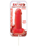 Hott Products Jumbo Gummy Cock Pop - Strawberry
