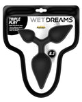 Wet Dreams Wet Dreams Triple Play Anal Plug - Black