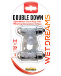 Wet Dreams Wet Dreams Double Down Vibrating Cockring w/Bullet