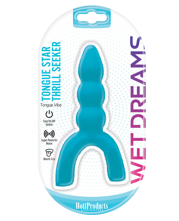 Wet Dreams Wet Dreams Tongue Star Thrill Seeker Vibe - Blue