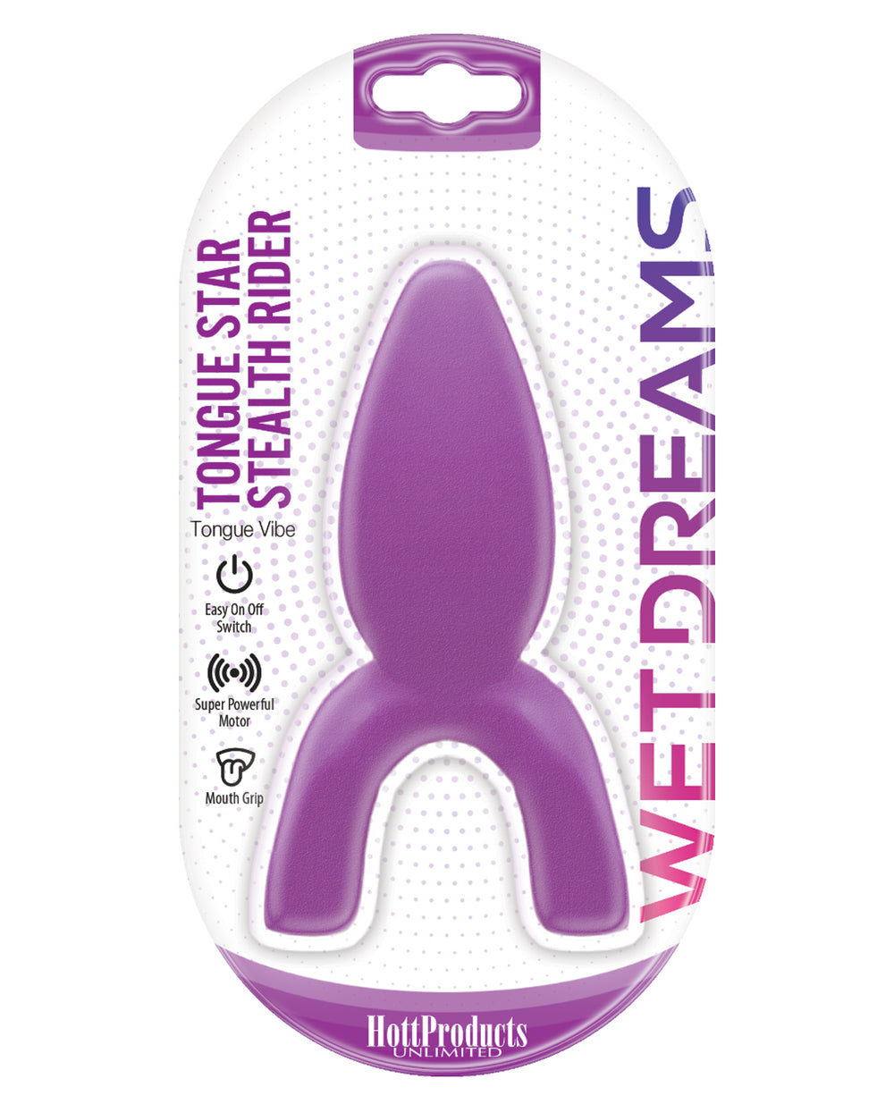 Wet Dreams Wet Dreams Tongue Star Stealth Rider Vibe - Purple