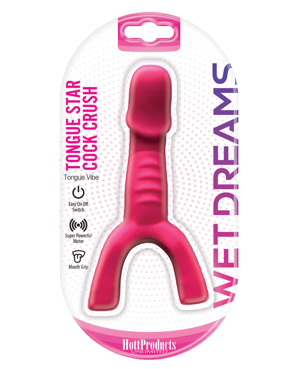 Wet Dreams Wet Dreams Tongue Star Cock Crush Vibe - Pink