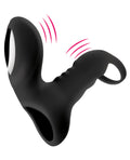 Bliss Bliss Shaft Rider Vibrating Cock Ring Sleeve - Black - Image 2