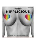 Hott Products Nipplious Rainbow Nipple Pasties - Pack of 2 (Heart & Lips)