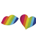 Hott Products Nipplious Rainbow Nipple Pasties - Pack of 2 (Heart & Lips) - Image 2