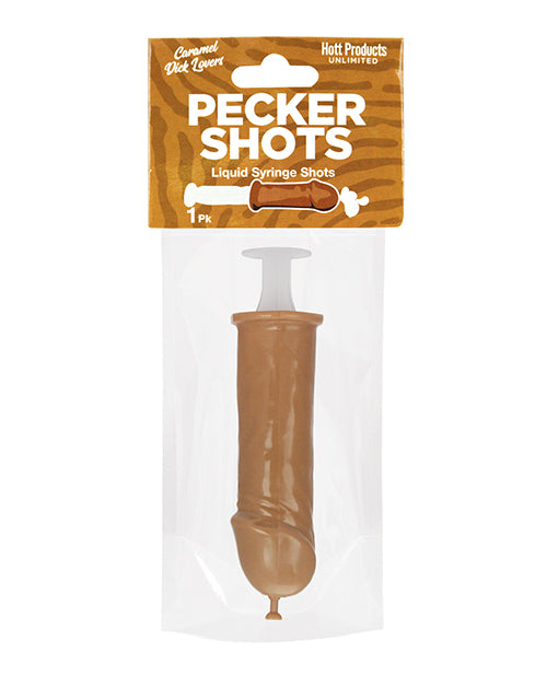 Hott Products Pecker Shot Syringe - Brown