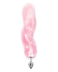 Foxy Tail Foxy Tail Light Up Faux Fur Butt Plug - Pink - Image 2