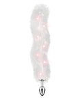Foxy Tail Foxy Tail Light Up Faux Fur Butt Plug - White - Image 2