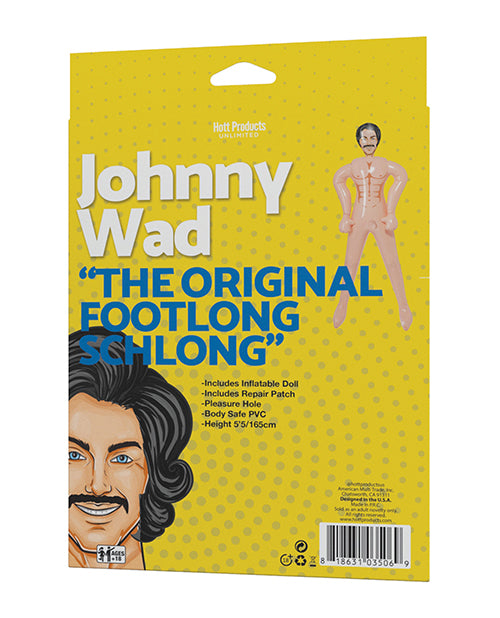 Hott Products Johnny Wad w/Large Penis Blow Up Doll