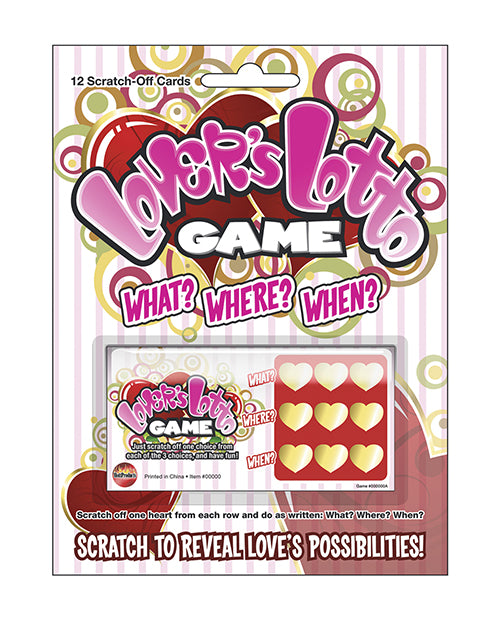 Hott Products Lovers Lotto Game Scratch & Play Sex Game