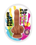 Finger Fest Finger Fest Flip Off Dildo - Tan
