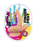 Finger Fest Finger Fest Double Up Dildo - Flesh