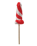 Hott Products Cock Tailz Liquor Flavored Pecker Pops - Strawberry Mojito Red/White Stripe - Image 2