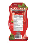 Hott Products Cock Tailz Liquor Flavored Pecker Pops - Strawberry Mojito Red/White Stripe - Image 3
