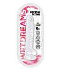 Not Regular Toys Wet Dreams Crystal Pistol 6" Suction Cup Dildo - Clear