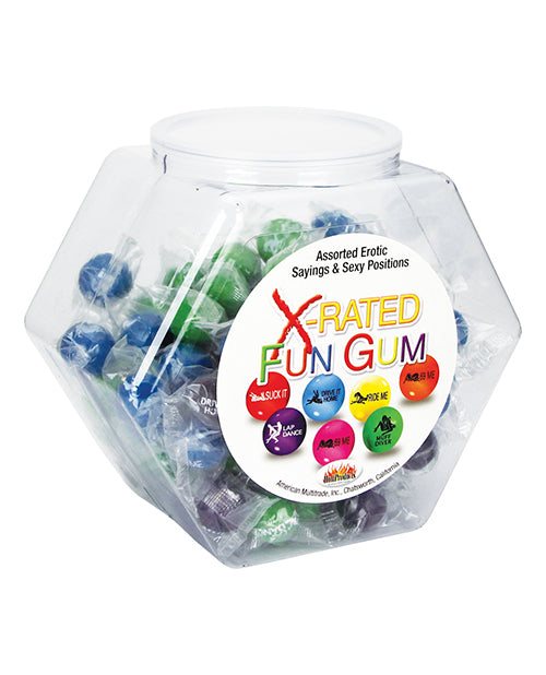 X-Rated Fun Gum X-Rated Fun Gum Fishbowl - Asst. Bowl of 90