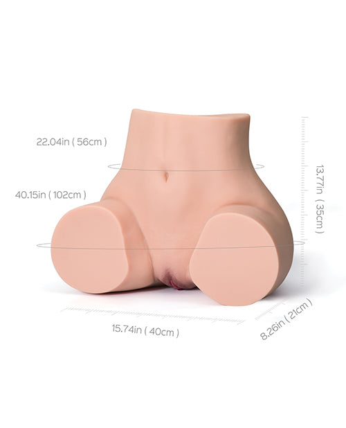 Honey Play Box Peach Realistic Butt w/Vagina Anal Sex Doll Torso