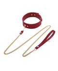 Honey Play Box Kinky Play Box Federico Luxurious Leather Restraint Kit - Red - Image 3