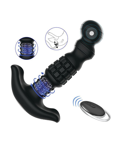 Honey Play Box Pineapple Man Vibrating Prostate Massager - Black