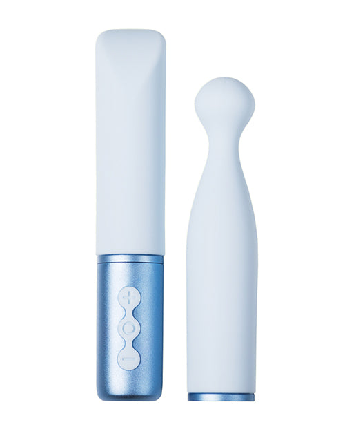 Honey Play Box The Naughty Collection Interchangeable Heads Vibrator - Blu Bundle