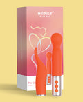 Honey Play Box The Naughty Collection Interchangeable Heads Vibrator - Coral Bundle - Image 3