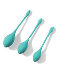 Honey Play Box Bluebell Floral 3 Size & Weight Kegel Ball Exercise Set - Blue - Image 2