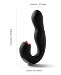 Honey Play Box Joi Pro Rotating Head G-Spot Vibrator & Clit Licker w/Remote - Black - Image 4