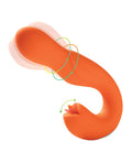 Joi Pro Rotating Head G-Spot Vibrator & Clit Licker w/Remote - Orange (3)