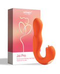 Joi Pro Rotating Head G-Spot Vibrator & Clit Licker w/Remote - Orange (5)