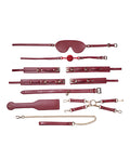 Honey Play Box Kinky Play Box Red Passion 8 pc Set Bondage Kit - Red - Image 2