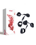 Honey Play Box Kinky Play Box Luxury Bondage Bed Restraint Kit - Black - Image 5