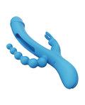 Honey Play Box Trilux Kinky Finger Rabbit Vibrator w/Anal Beads - Blue - Image 2