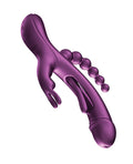 Honey Play Box Trilux Kinky Finger Rabbit Vibrator w/Anal Beads - Purple - Image 2