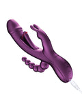 Honey Play Box Trilux Kinky Finger Rabbit Vibrator w/Anal Beads - Purple - Image 3