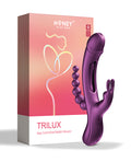 Honey Play Box Trilux Kinky Finger Rabbit Vibrator w/Anal Beads - Purple - Image 4