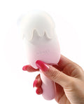 Honey Play Box Bite Me Sucking, Tapping & Vibrating Cream Pop Stimulator - Pink/White - Image 4