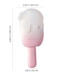 Honey Play Box Bite Me Sucking, Tapping & Vibrating Cream Pop Stimulator - Pink/White - Image 3